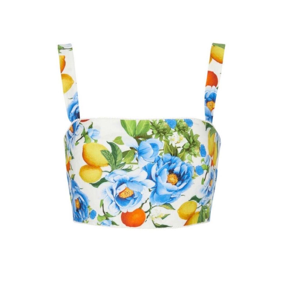 Borgo de Nor Didi Cropped Top Blue, size 0